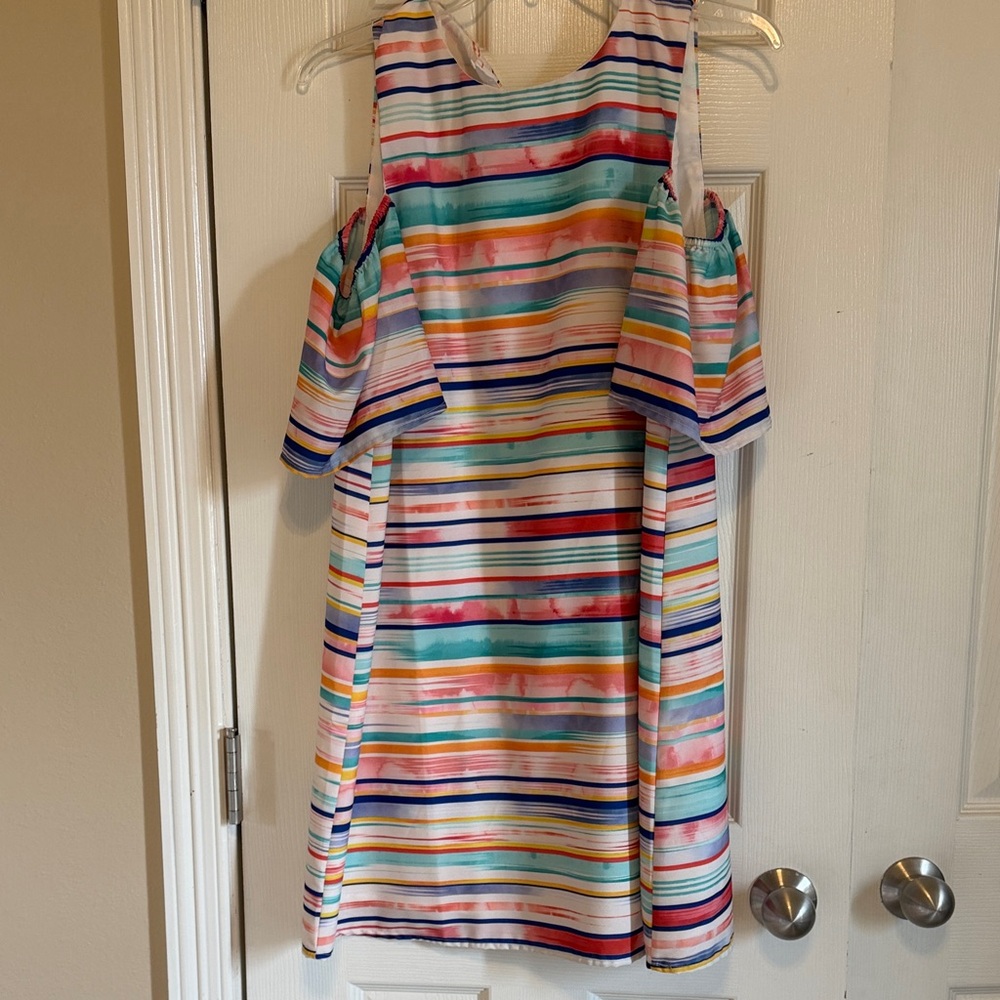 DO+BE Multicolor Striped Kids Dress